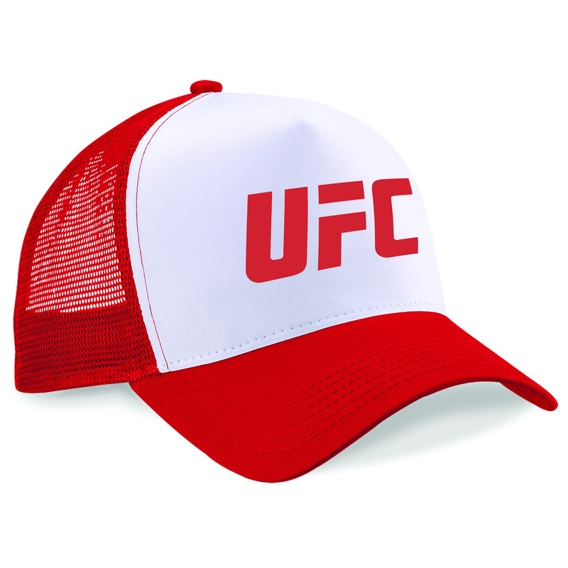 UFC Embroidered Trucker Cap Large Logo 