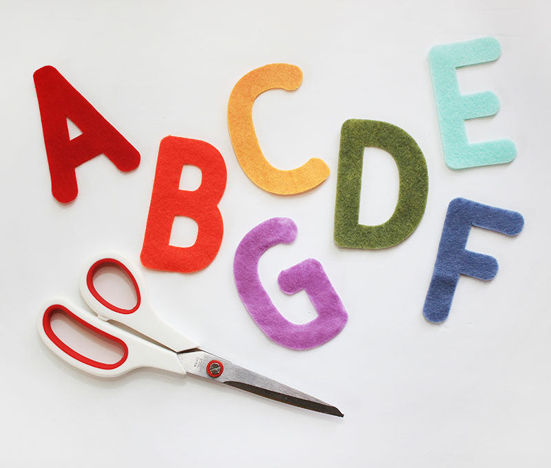 Felt Alphabet Letters Lowercase, Nursery Letters, Name Banner