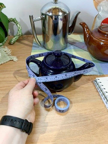 100% Wool Designer Felt Tea Cozy Measuring Your Teapot Width