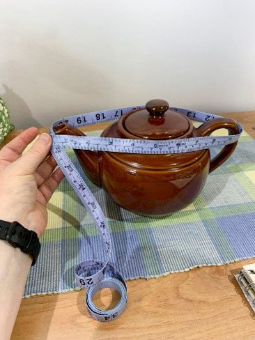 100% Wool Designer Felt Tea Cozy Measuring Your Teapot Width