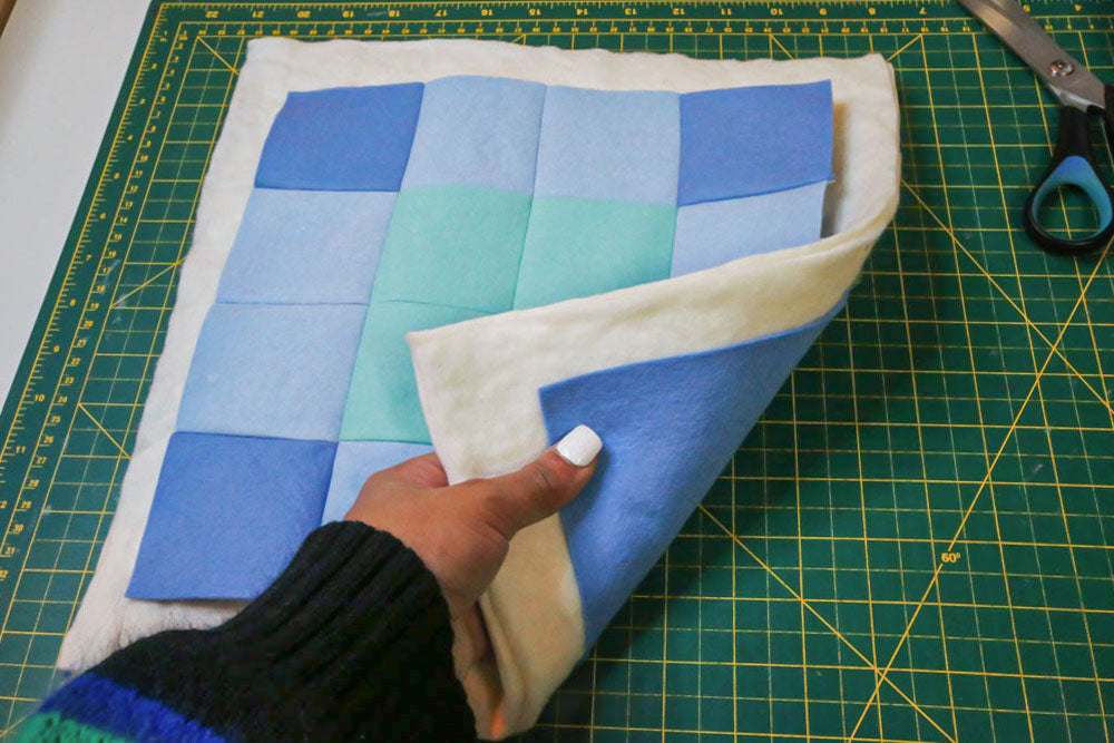 Quilted Felt Trivet Tutorial from The Felt Store by Landon Carletti