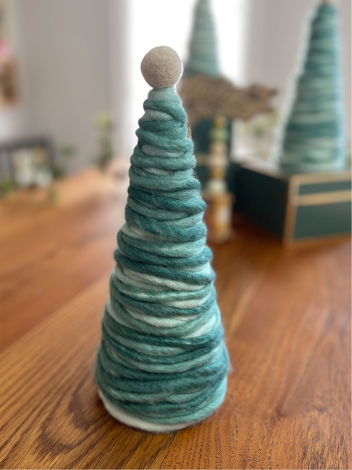  Five DIY holiday project ideas using wool felt balls by Make & Merry Co - Holiday Décor
