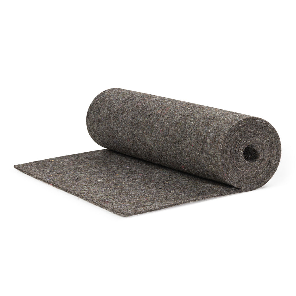 Made in USA 3/8 Thick x 72 Wide x 12 Long, Pressed Wool Felt Sheet 4.6  Lbs/Square Yd., Gray, 250 psi 