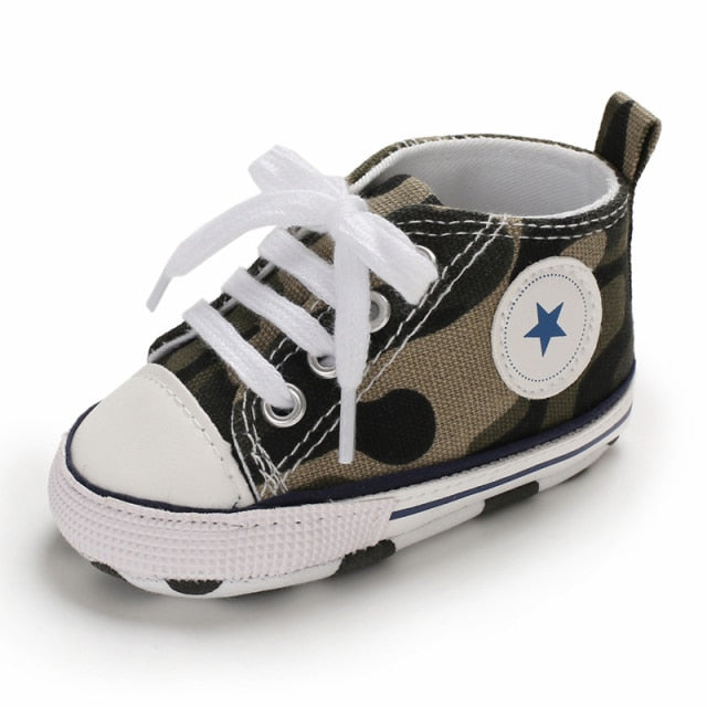 New Canvas Classic Sports Shoes Newborn Baby Boys Girls First Walkers Shoes