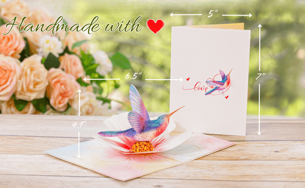 Handmade Hummingbird Mother's Day Cards