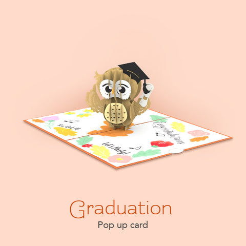 Graduation pop up card image