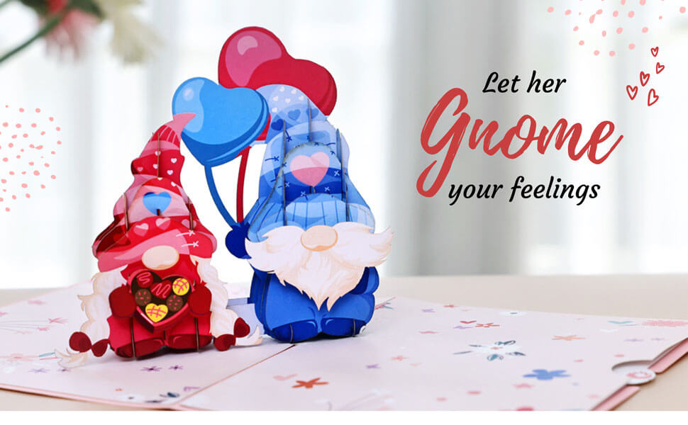 Love Gnome Pop up card