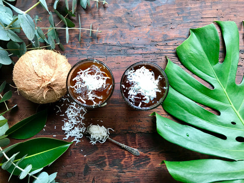 Mexico 1492 - Cold Coffee with Condensed Milk and Coconut