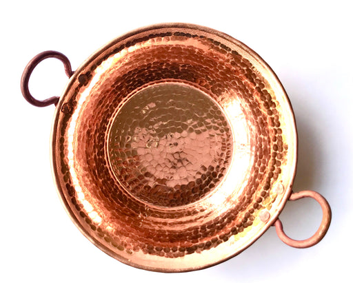 Hammered Copper Cazo (Cooking Pot)