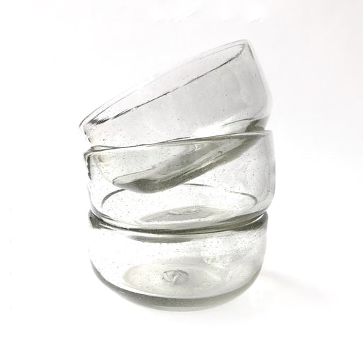 Glass salad bowl 14.5xh9.5cm