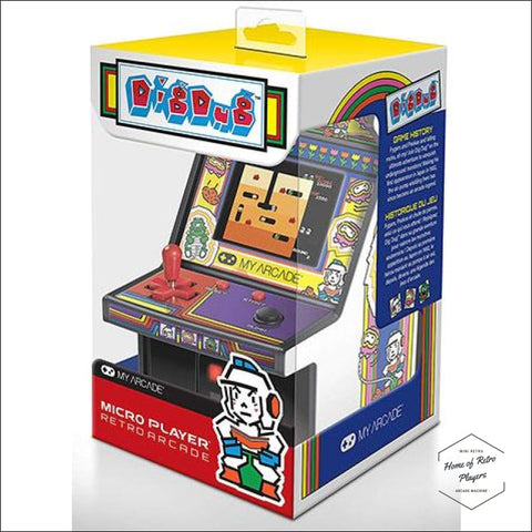 Dig Dug Mini Retro Arcade Machine Micro Player 6 Collectable