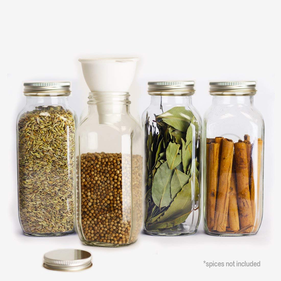 glass herb jars wholesale