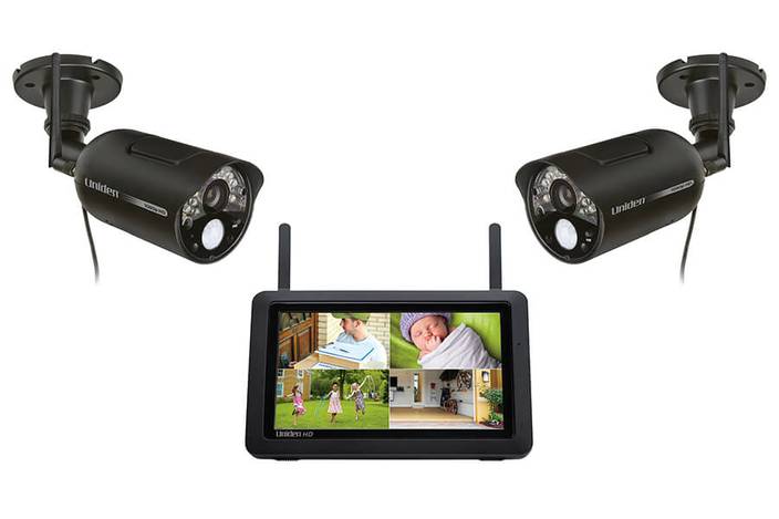 wireless security system with monitor