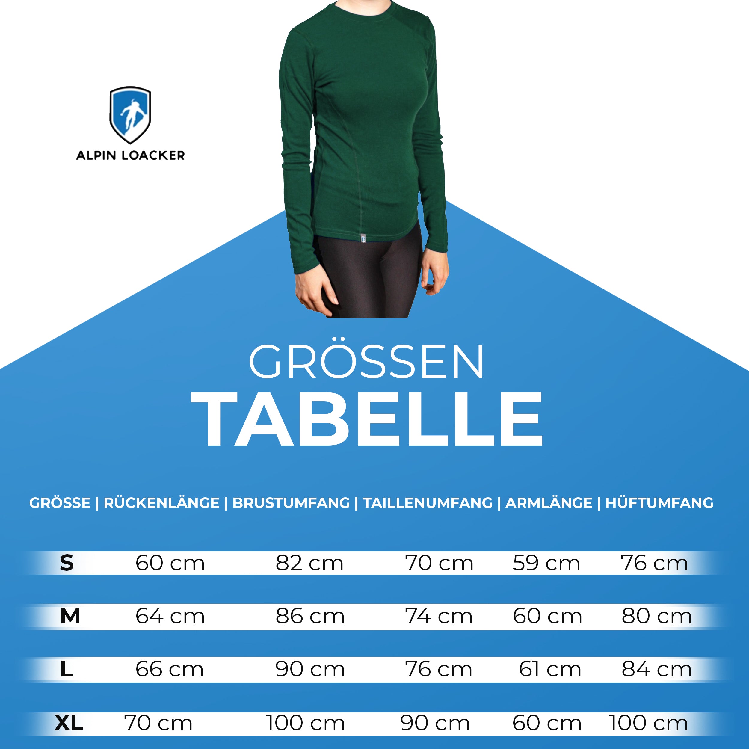 Vrouwen merino shirt dün