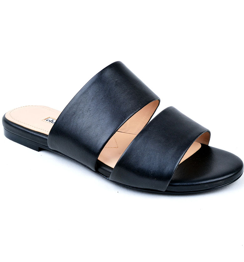 charles david leather slide sandals