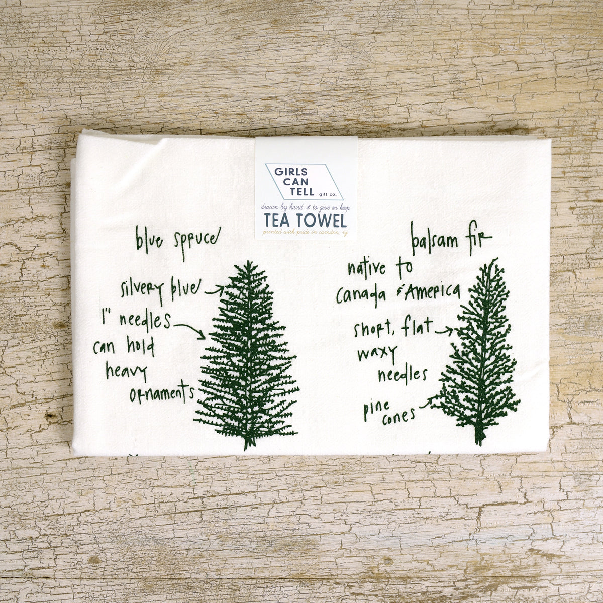 Conifers Tea Towel
