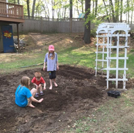 Getting the kids excited about putting in a garden