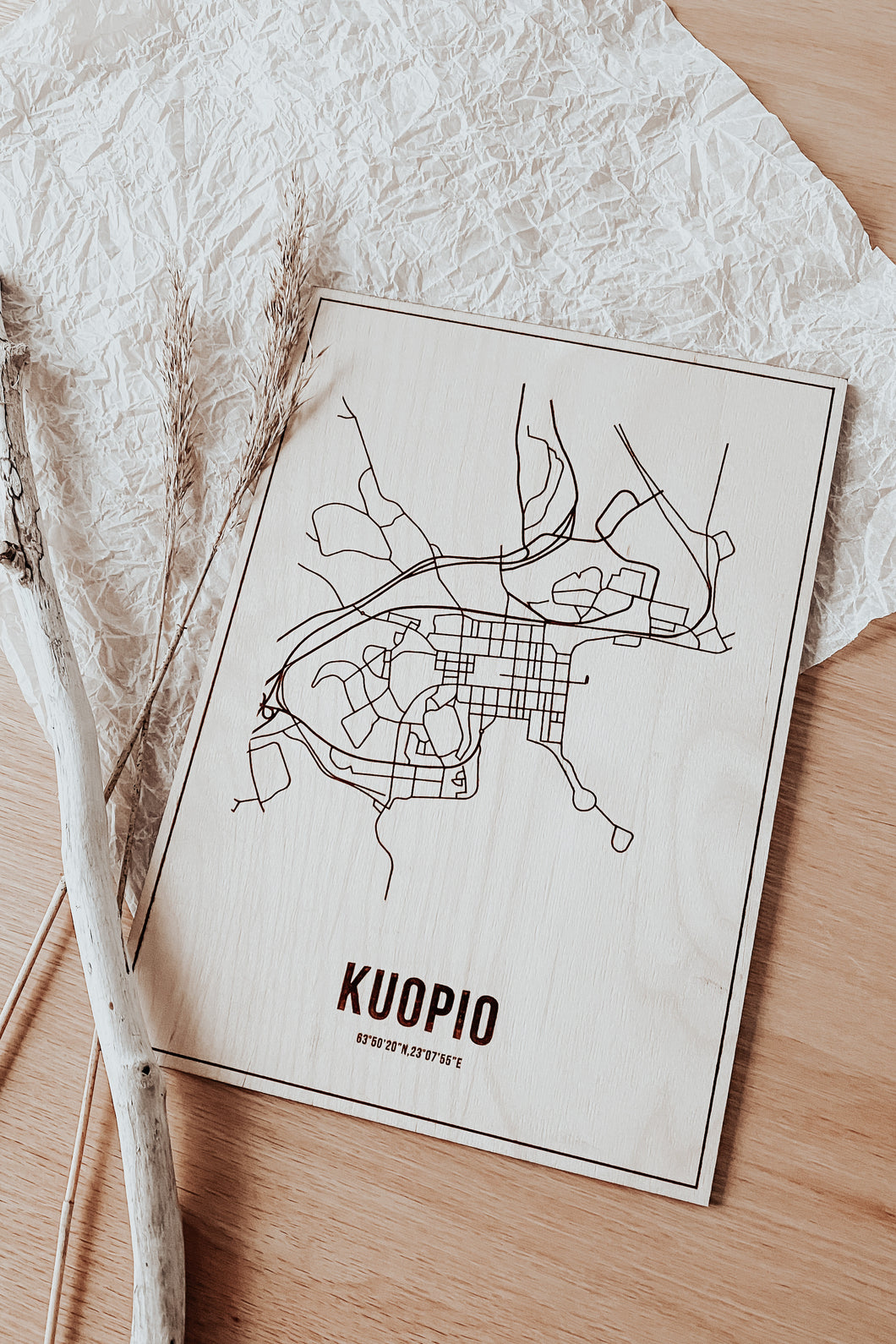Kartta - Kuopio – Joskus Design