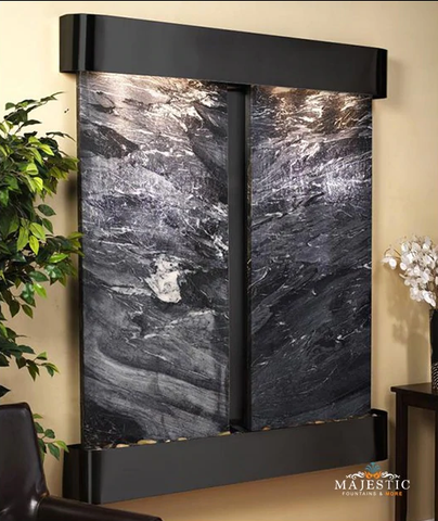 Adagio Cottonwood Falls 69"H x 61"W - Indoor Wall Fountain - Majestic Fountains and More