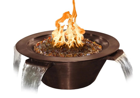 Cazo 4-Way Fire & Water Bowl in Copper