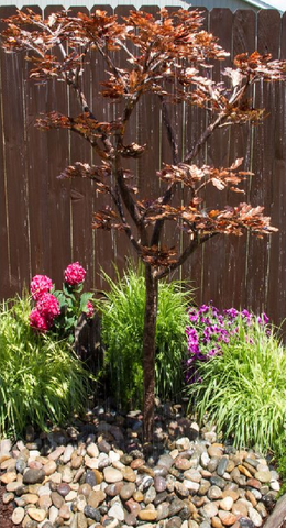  Copper Sculpture Japanese Maple - Extra Tall over 5 ft - Complete Kit - Majestic Fountains and More