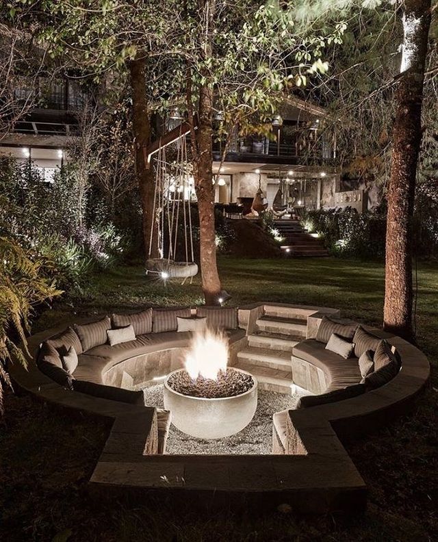 Fire Pit with Seating