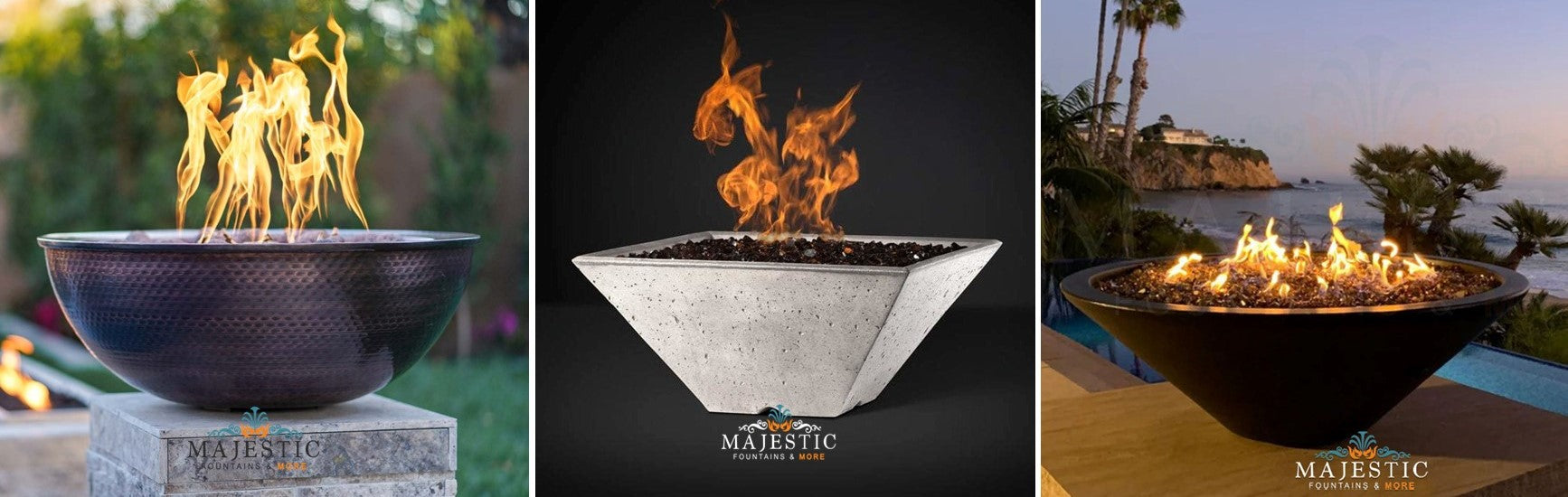 Fire Bowls - Majestic Fountains and More