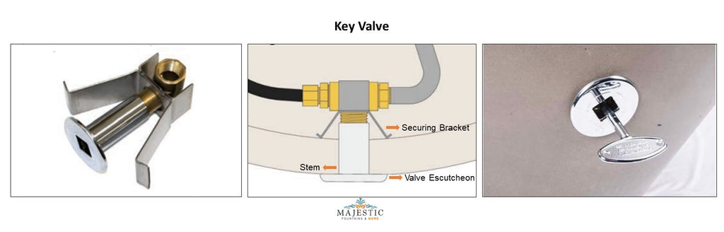 Key Valve - Majestic Fountains and More