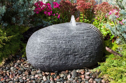 Large Rippled Egg Artisan Fountain Kit - Majestic Fountains and More