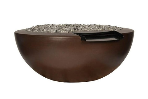 Legacy Round Fire & Water Bowl in GFRC Concrete by Archpot