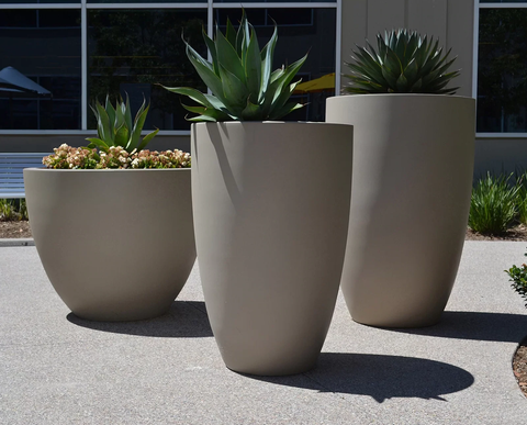 Legacy Round Tall Planter - Majestic Fountains and More