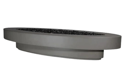 Midway Oval Low Fire Table in GFRC Concrete by Archpot