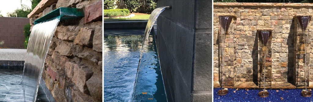 SCUPPER FOR WATER WALL - MAJESTIC FOUNTAINS AND MORE