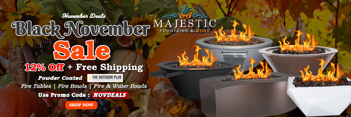 Black November Sale - Powder Coated Fire Features