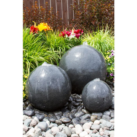Triple Granite Spheres