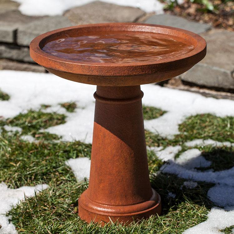 Sunbury Birdbath in Cast Stone by Campania International