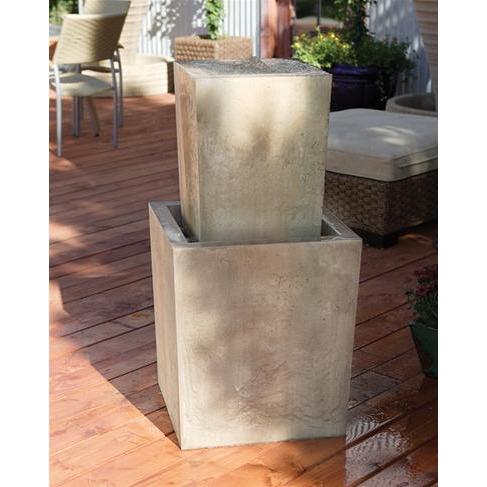 Fountain Squared Fountain - Outdoor Fountain by Gist G