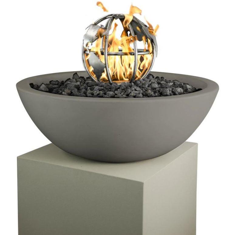 The Outdoor Plus Stainless Fire Globe Premium Gas Fire Pit Burner Ornament