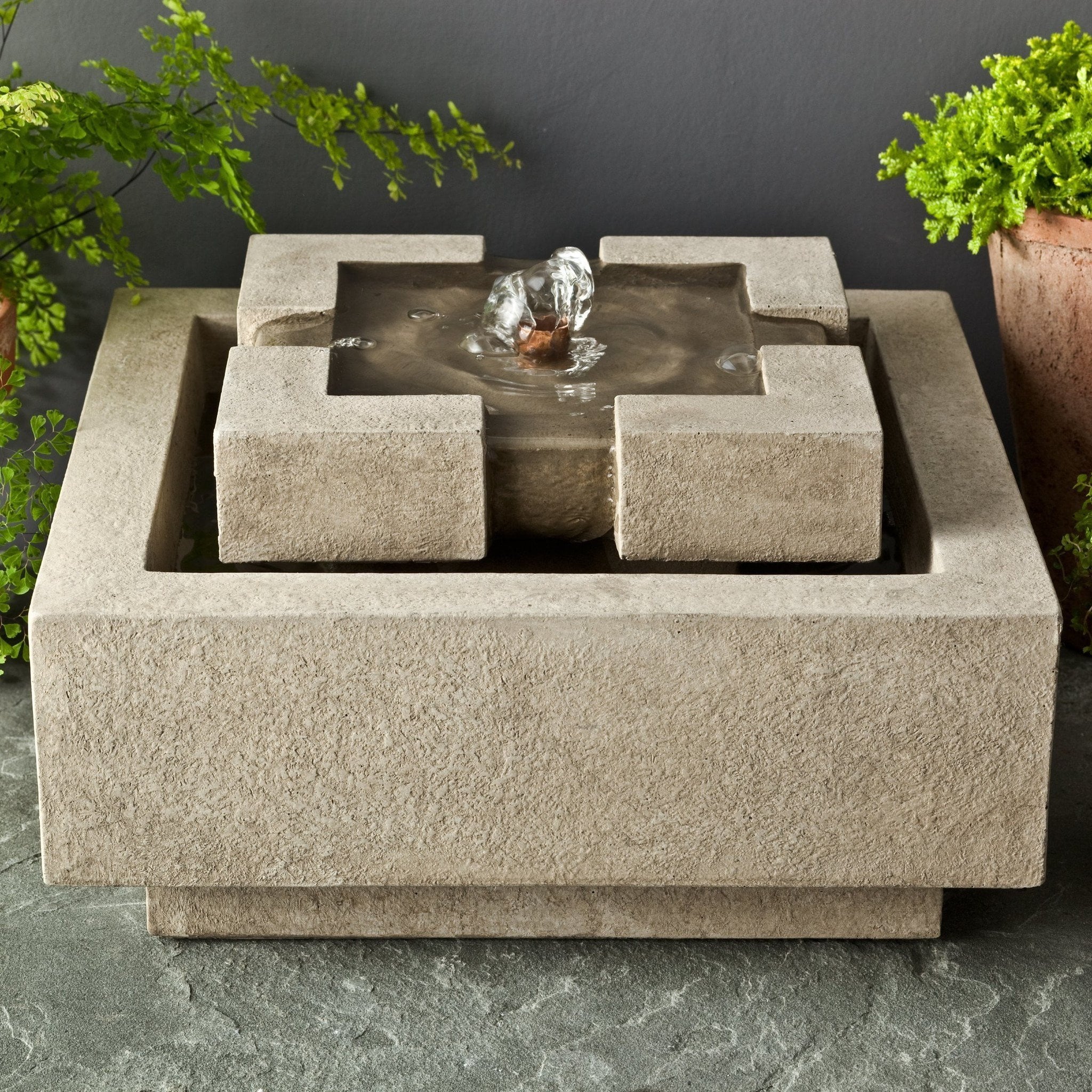 M-Series Escala Fountain in Cast Stone by Campania International FT-162
