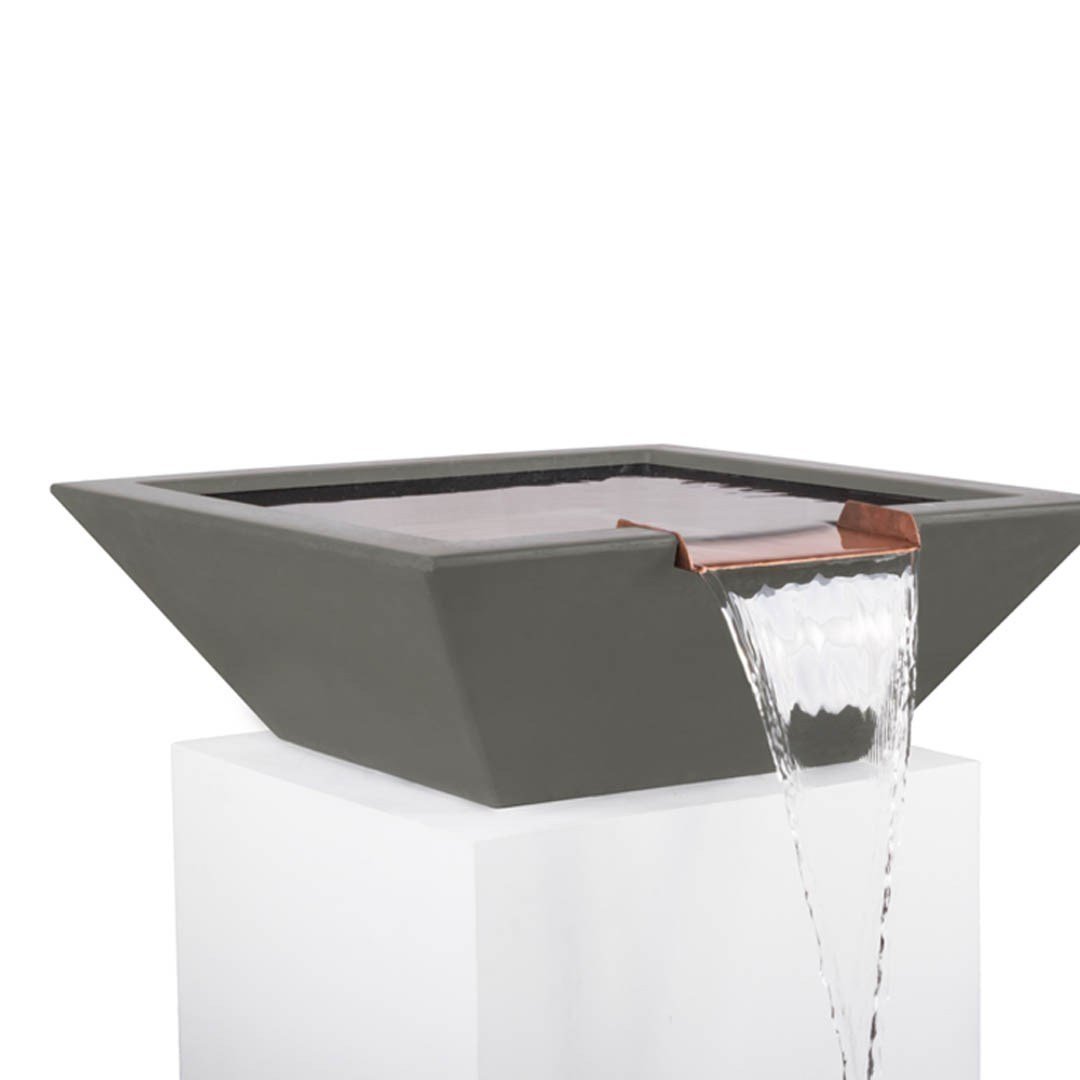 The Outdoor Plus Maya Water Bowl in GFRC Concrete