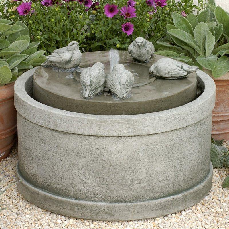 Passaros Fountain in Cast Stone by Campania International FT-76