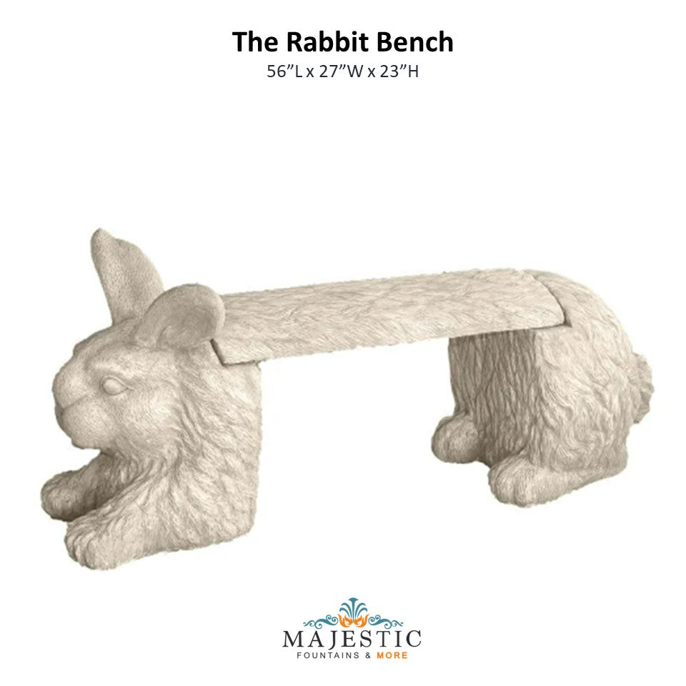 The Rabbit Bench in GFRC
