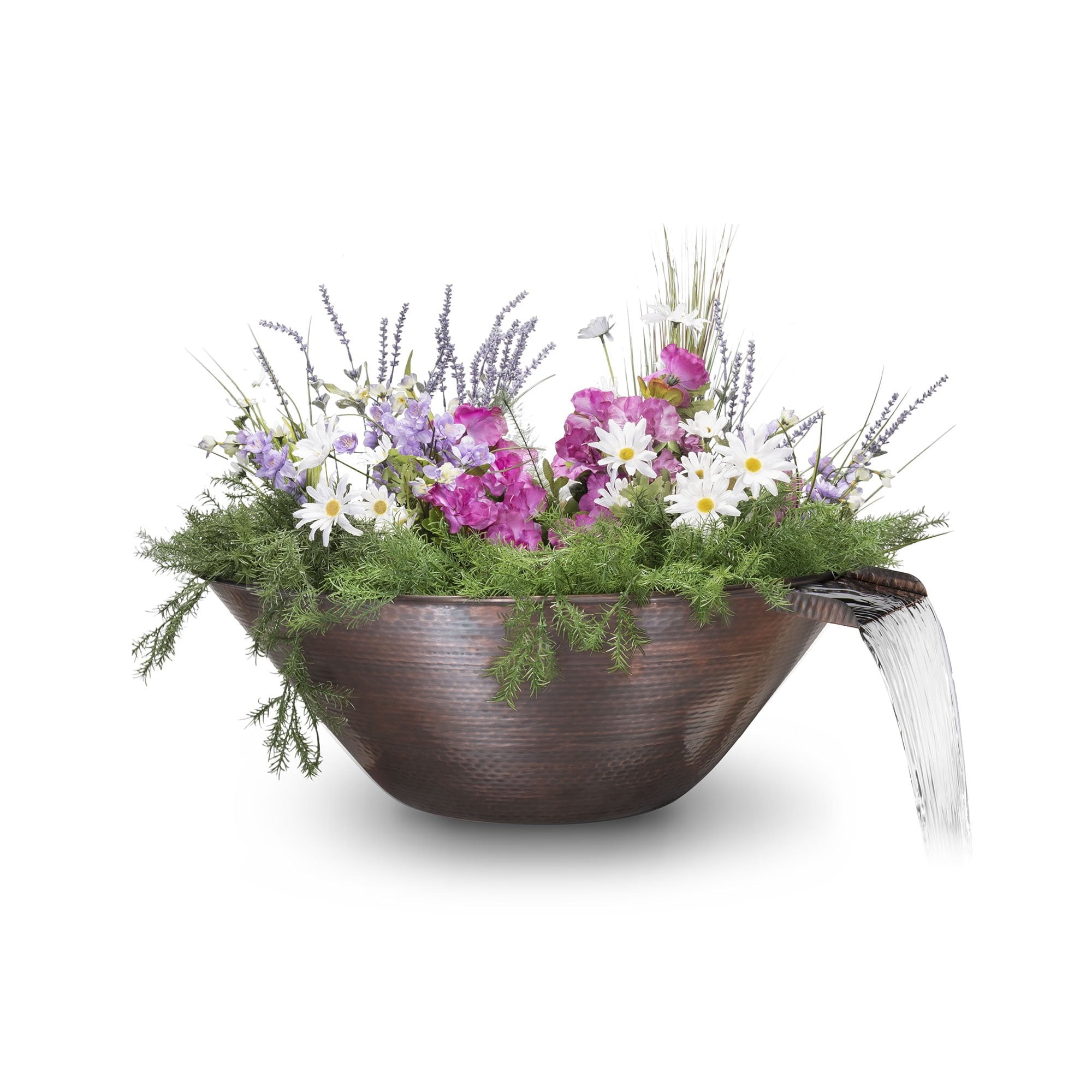 The Outdoor Plus Remi Planter & Water Bowl in Copper