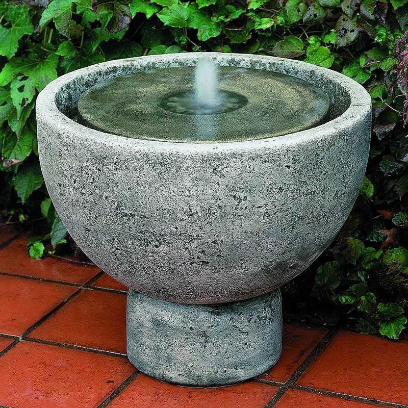 Rustica Pot Fountain in Cast Stone by Campania International