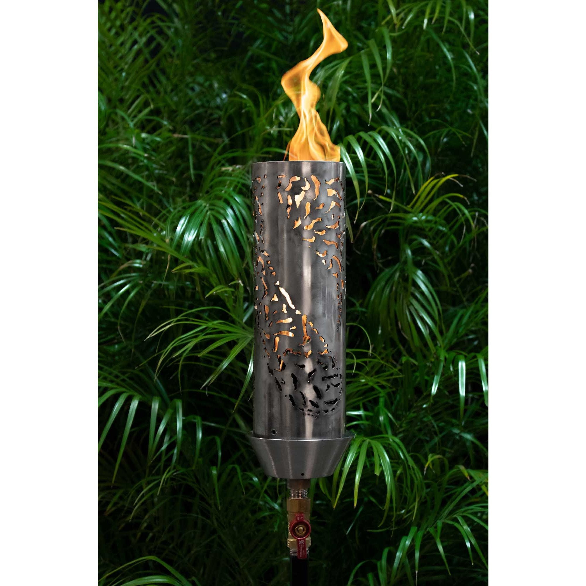 TIKI Fire Torch 14" in Stainless Steel by The Outdoor Plus