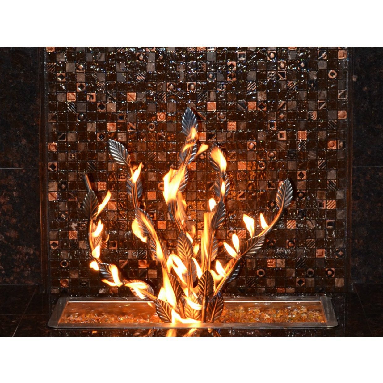 The Outdoor Plus 24"H Stainless Steel Fire Tree Burner Ornament