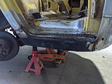 Floyd the Kombi Outer Step Rust Repairs Righteous Kombis