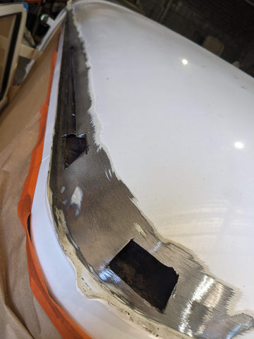 VW Kombi Splitty Rust Repairs to Roof