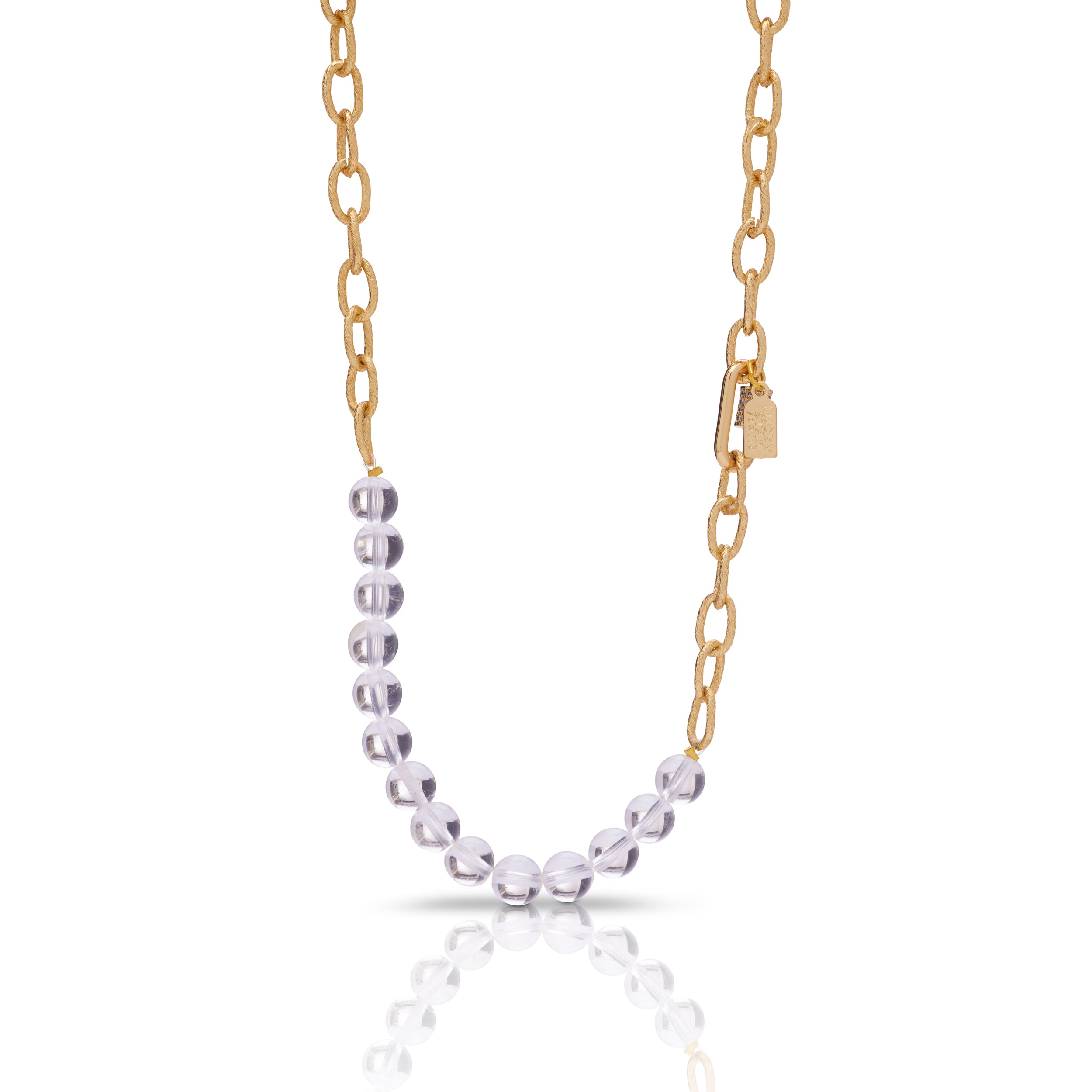 Coco Convertible Necklace, Clear