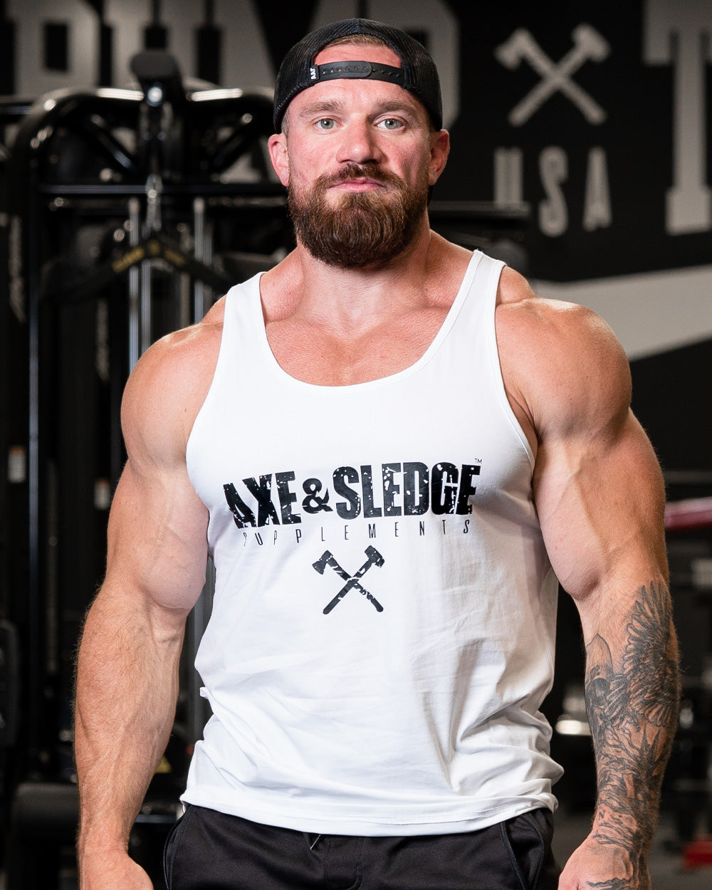 Shark Bite Athletic Tank - Axe & Sledge Supplements